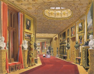 Angle of the East Corridor, Windsor Castle, from 